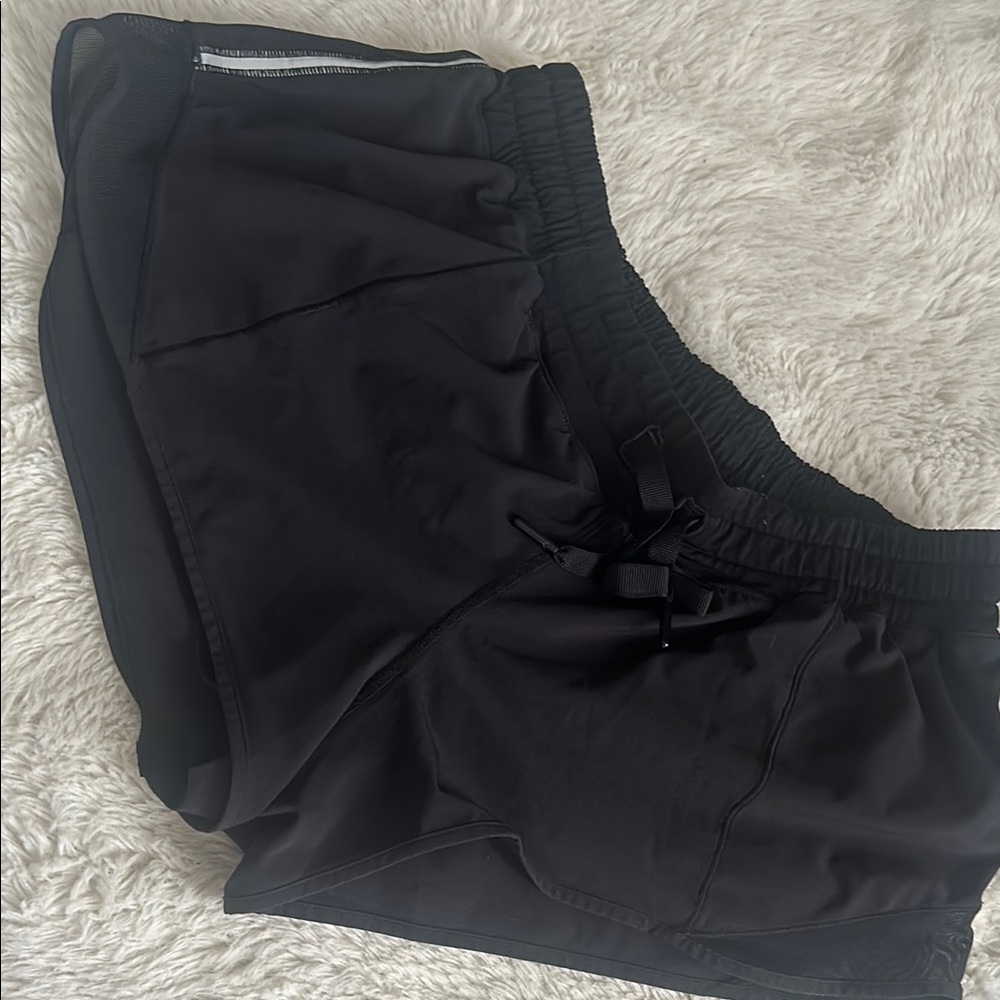 lululemon athletica Black Athletic Shorts Hotty hot